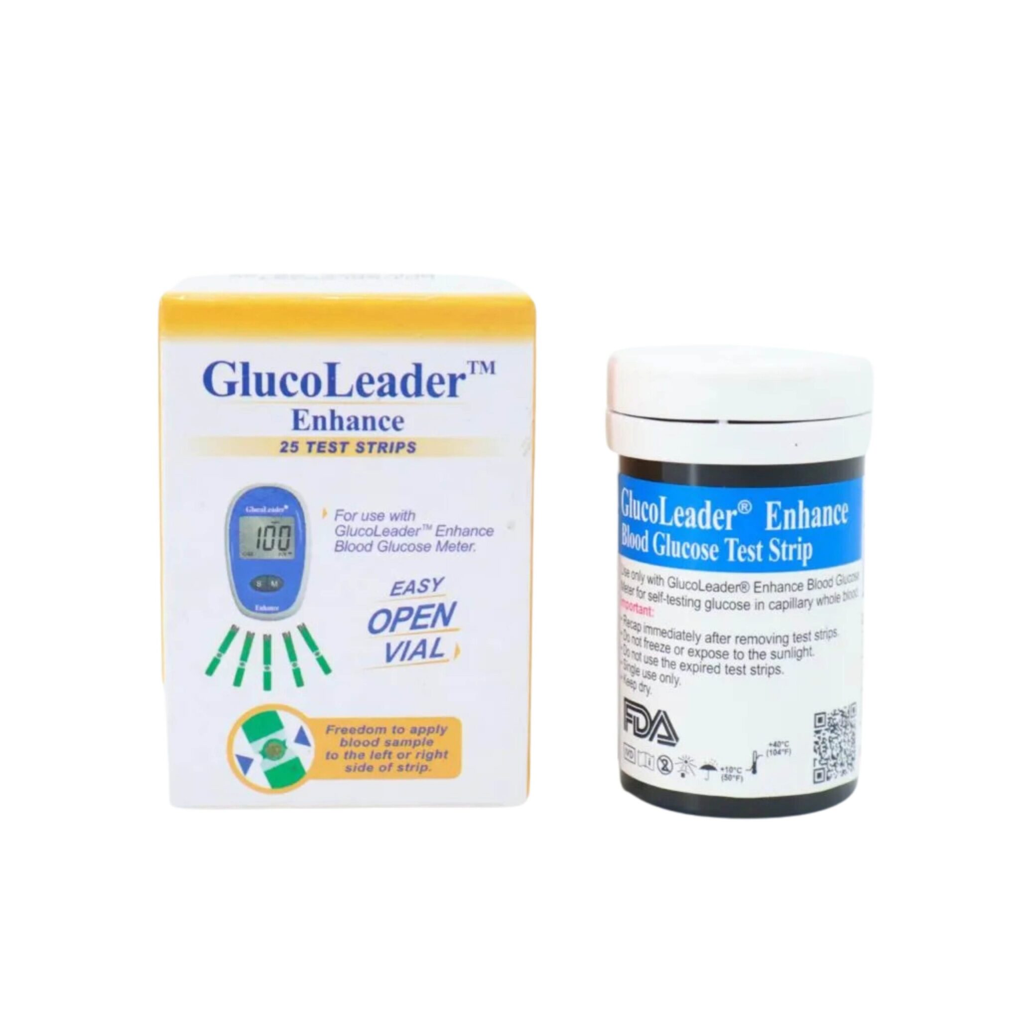 Glucoleader Enhance 25 strip kit