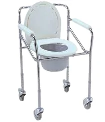 Commode Chair with Wheel